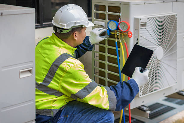 Professional Air Conditioning Repair technician working in Fallston, MD